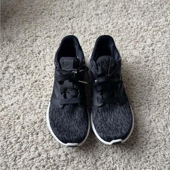 Black and White Adidas Edge Lux Sneakers - Picture 2 of 5